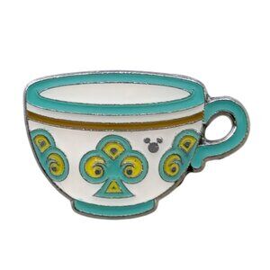 Alice in Wonderland Disney Pin: Mad Tea Party Teal Teacup